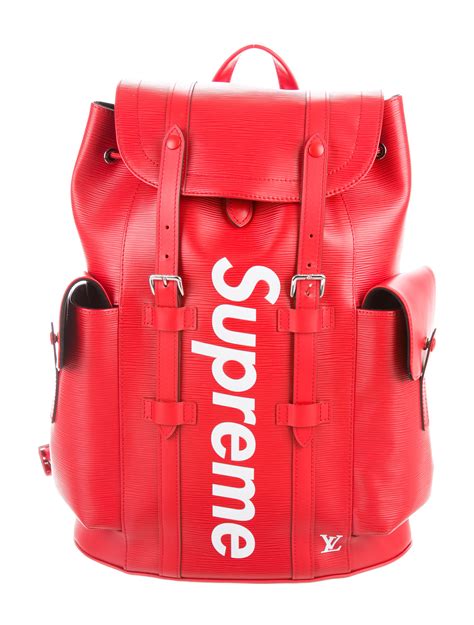 louis vuitton x supreme christopher backpack price|louis vuitton supreme raincoat.